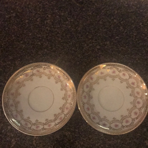 C.T. Germany Set of 2 Saucers - Picture 1 of 5